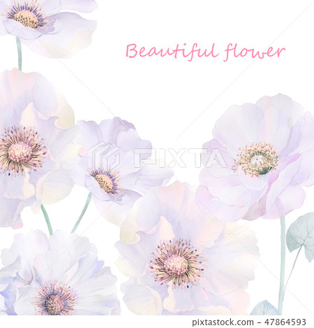 Elegant watercolor roses and peony flowers Elegant watercolor roses and peony flowers 47864593