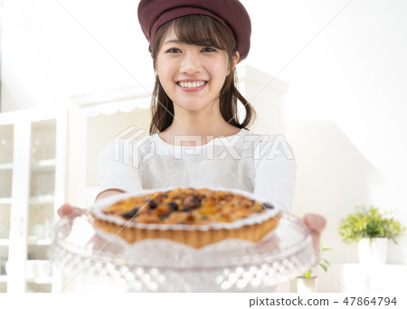 カフェ店員 47864794