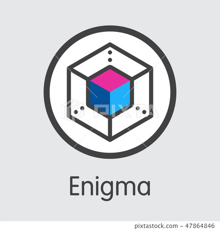 ENG - Enigma. The Logo of Virtual Currency or Market Emblem. 47864846