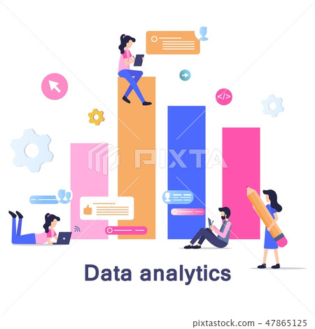 Business Data Analysis Development Illustration 47865125