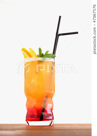 Summer orange cocktail 47867576
