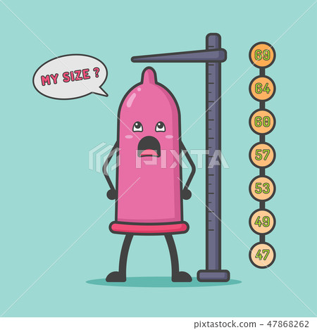 Cute and kawaii condom charactor 47868262