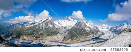 Aletsch Glacier, Valais, Switzerland 47868396
