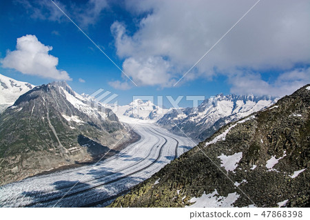 Aletsch Glacier, Valais, Switzerland 47868398