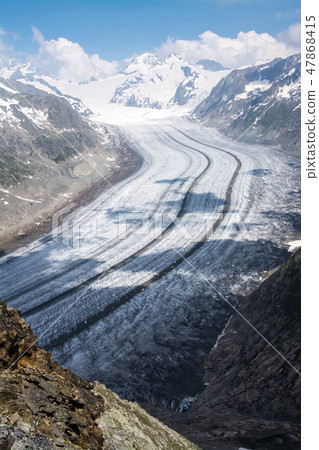 Aletsch Glacier, Valais, Switzerland 47868415