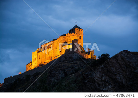 Castle Tourbillon, Sion, Valais, Switzerland Castle Tourbillon, Sion, Valais, Switzerland 47868471