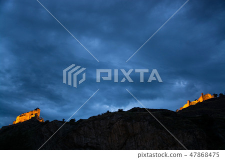 Castle Tourbillon, Sion, Valais, Switzerland Castle Tourbillon, Sion, Valais, Switzerland 47868475