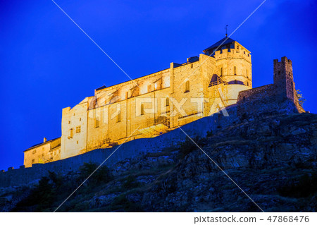 Castle Tourbillon, Sion, Valais, Switzerland Castle Tourbillon, Sion, Valais, Switzerland 47868476