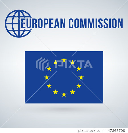 European Union commissions flag vector  47868708