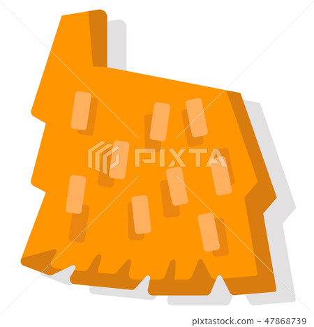 Caveman cloth flat illustration 47868739