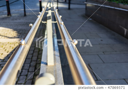 Decorative Anti-Skateboarding Guards. 47869371