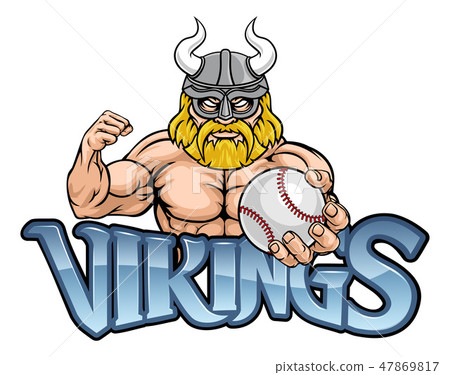 Viking Baseball Sports Mascot 47869817