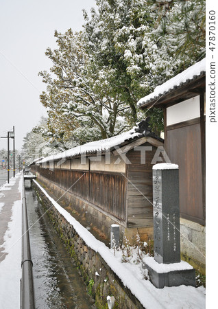 Kanazawa city winter Tatsumi water 47870160