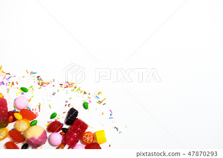 Beautiful and colorful candies 47870293