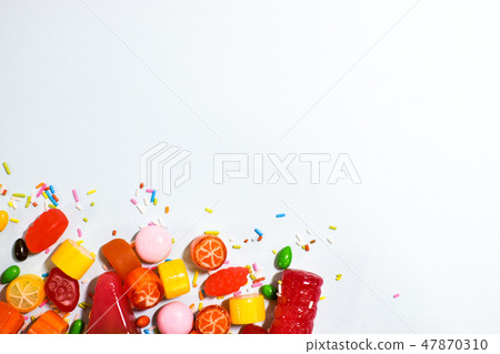 Beautiful and colorful candies 47870310
