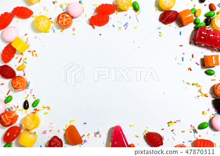 Beautiful and colorful candies 47870311