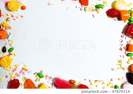 Beautiful and colorful candies 47870314
