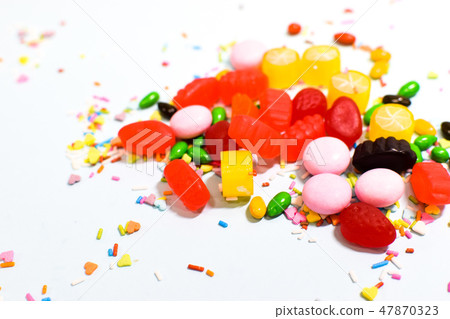 Beautiful and colorful candies 47870323