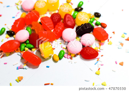 Beautiful and colorful candies 47870330