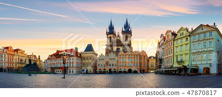 Town Square in Prague 47870817
