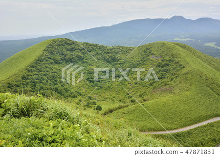 寒風山第二個火山口Oga半島秋田 47871831