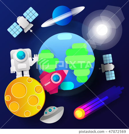 Rocket Launch,ship.vector, Illustration Concept Rocket Launch,ship.vector, Illustration Concept 47872569