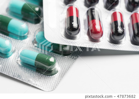 selective focus of antibiotic capsules pills selective focus of antibiotic capsules pills 47873682