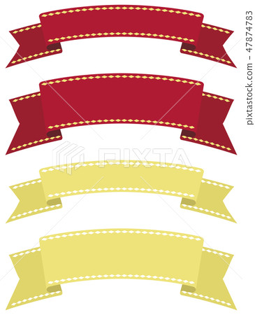 Ribbon frame set - Stock Illustration [47874783] - PIXTA