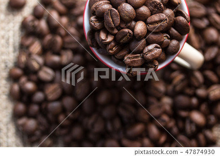 Coffee beans 47874930