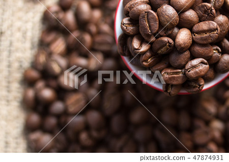 Coffee beans 47874931