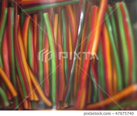 Candy on the counter of the store. Candy on the counter of the store. 47875740