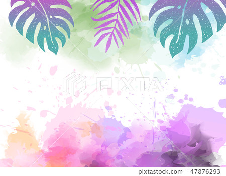 Abstract background with watercolor splashes Abstract background with watercolor splashes 47876293