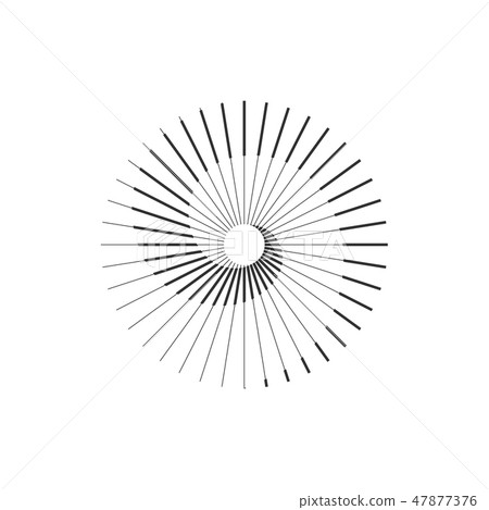 Sun spiral logo. Simple stylized symbol. Sun spiral logo. Simple stylized symbol. 47877376