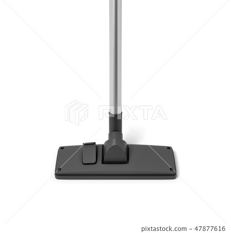 3d rendering of black plastic vacuum brush isolated on white background 3d rendering of black plastic vacuum brush isolated on white background 47877616