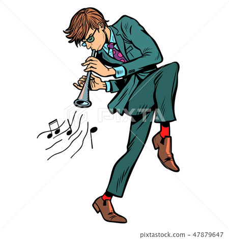 man playing the horn 47879647