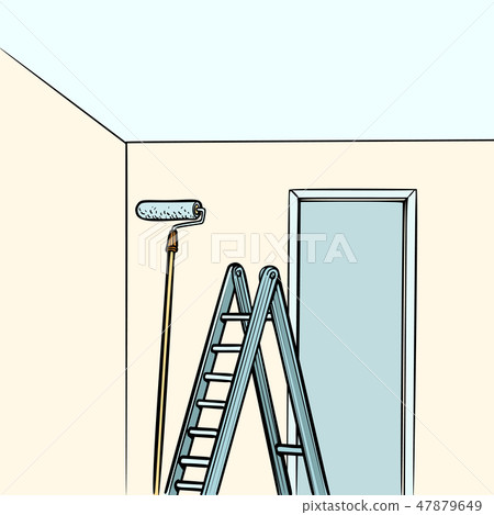 ladder repair paint roller 47879649