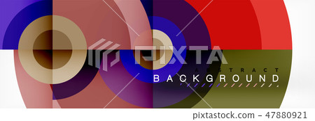 Round shapes vector abstract background. Trendy circle shapes composition vector Round shapes vector abstract background. Trendy circle shapes composition vector 47880921