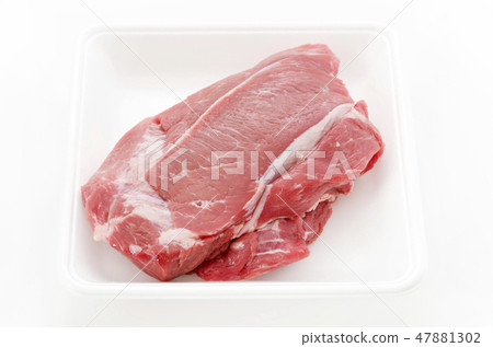 Goonanussi (pork red meat) raw meat Goonanussi (pork red meat) raw meat 47881302