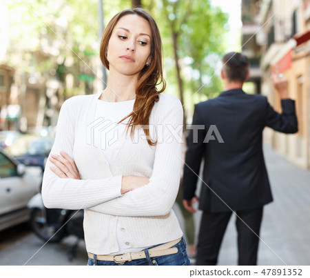 Quarrel between loving couple Quarrel between loving couple 47891352