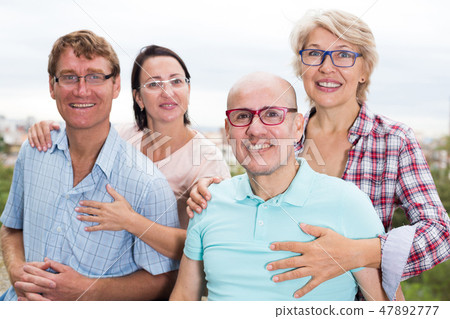 smiling mature people in glasses 47892777