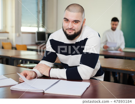 Student preparing for exams Student preparing for exams 47893184