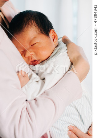 Newborn baby sleeping face boy Newborn baby sleeping face boy 47894942