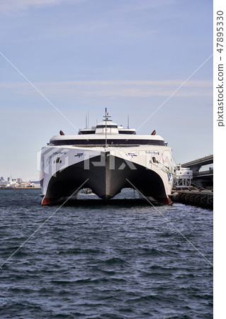 Yokohama Port Osanbashi where the ferry berths Yokohama Port Osanbashi where the ferry berths 47895330