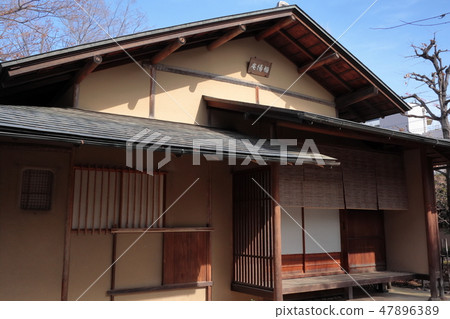Japanese garden in winter Japanese garden in winter 47896389