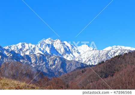 Beautiful North Alps That 201902 North Alps in the early winter that 201902 47896566
