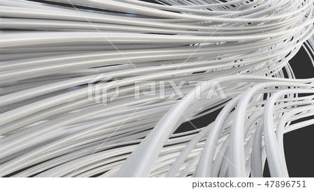 Abstract white smooth lines on gray background Abstract white smooth lines on gray background 47896751
