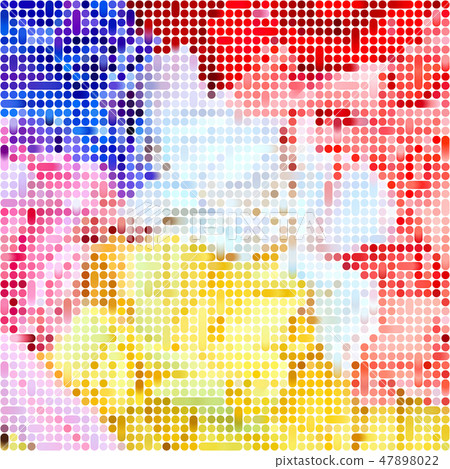 colorful background in pixel art 47898022