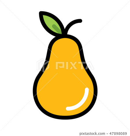 Pear LineColor illustration 47898089
