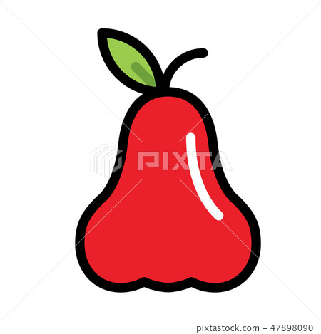 Roseapple LineColor illustration 47898090