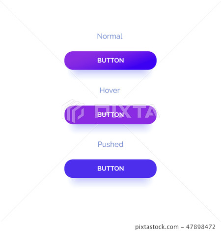 Buttons for application development or web design Buttons for application development or web design 47898472